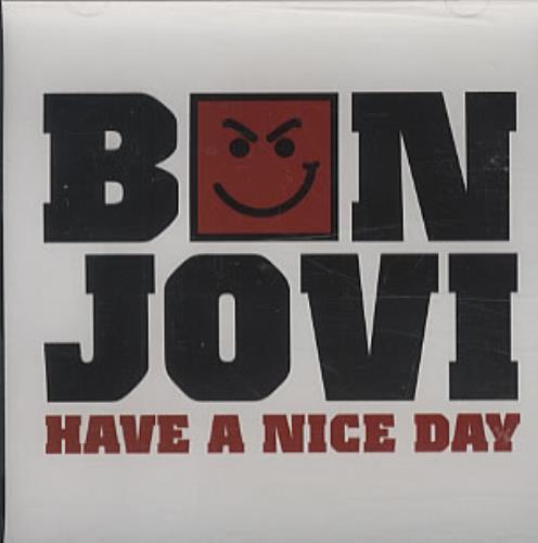 Bon Jovi Have A Nice Day US Promo CD single (CD5 / 5